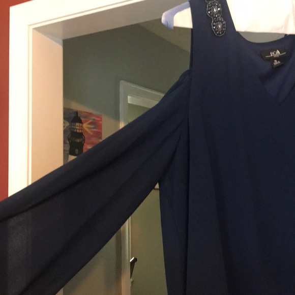Navy blue AGB formal dress 18 - Picture 4 of 5